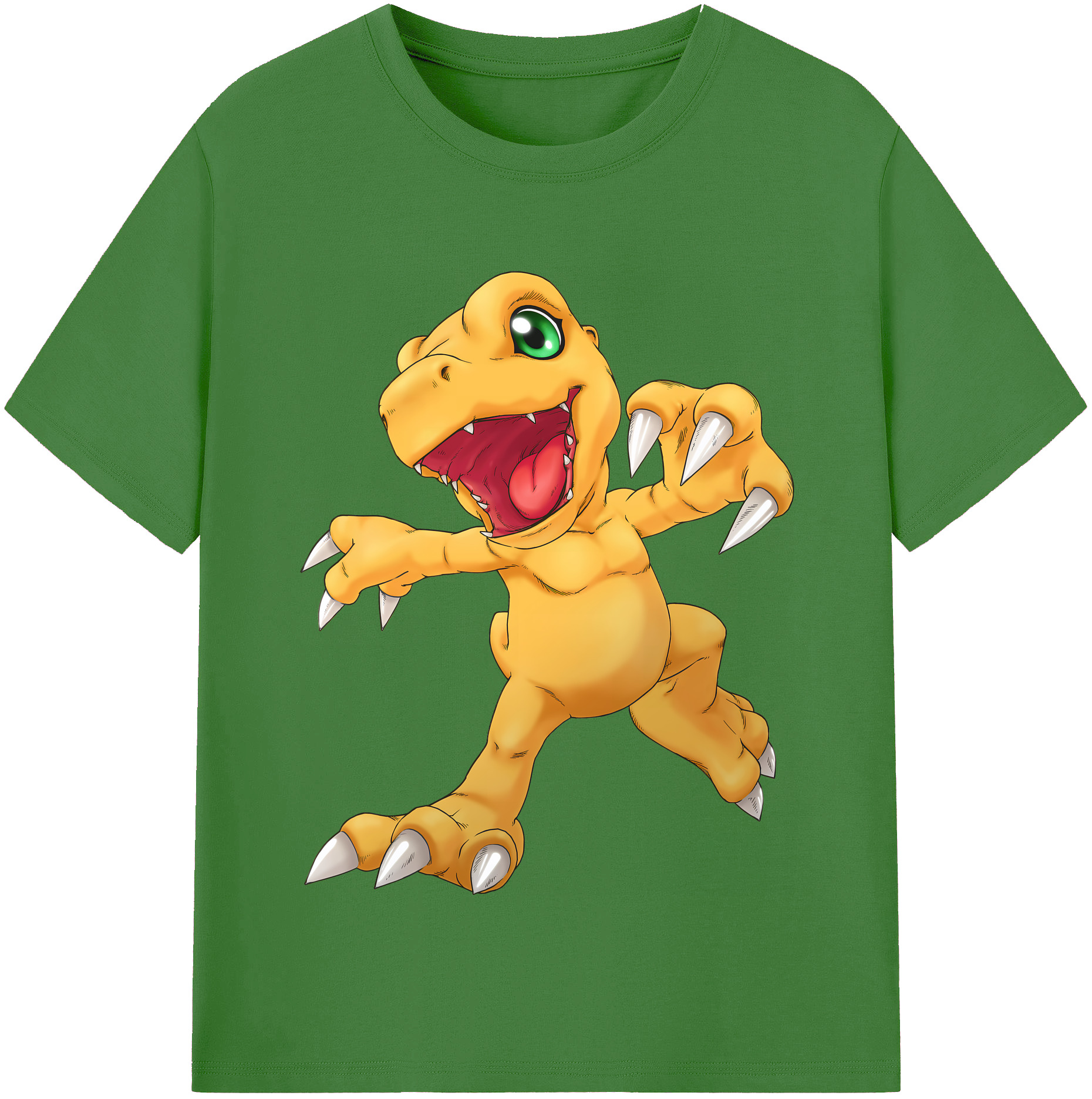 （画像用） Digimon デジタルモンスター/デジモン レディースカジュアルプリントTシャツ（綿100％）